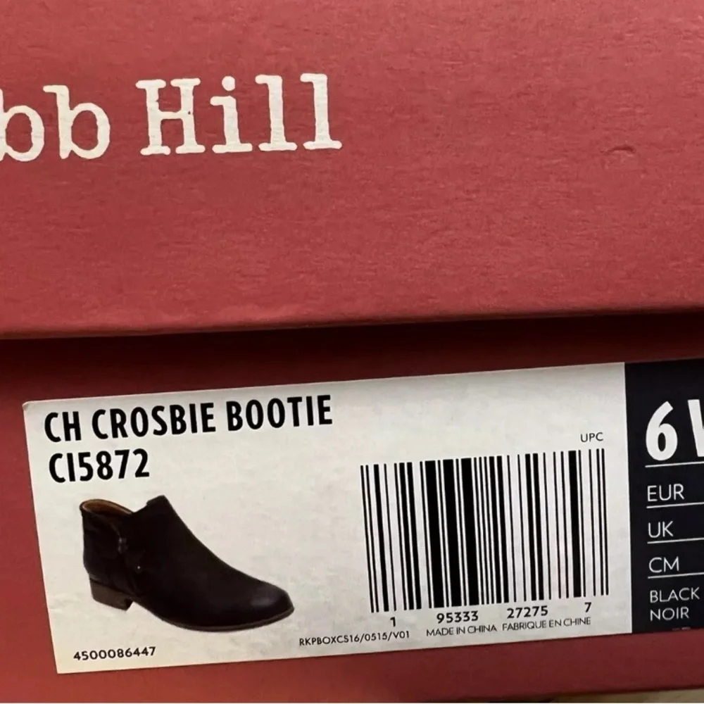 Cobb Hill Womens Crosbie Bootie Black Size 6 W